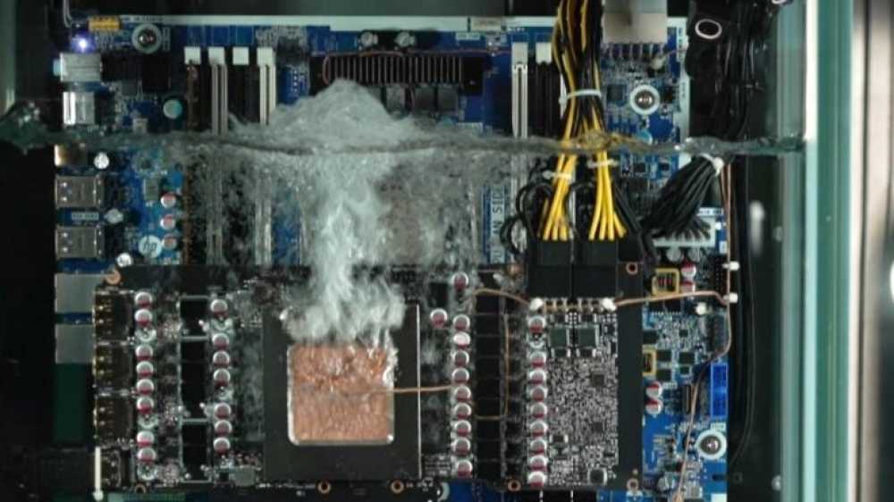 用於高效電腦工作站的兩相浸沒式冷卻系統