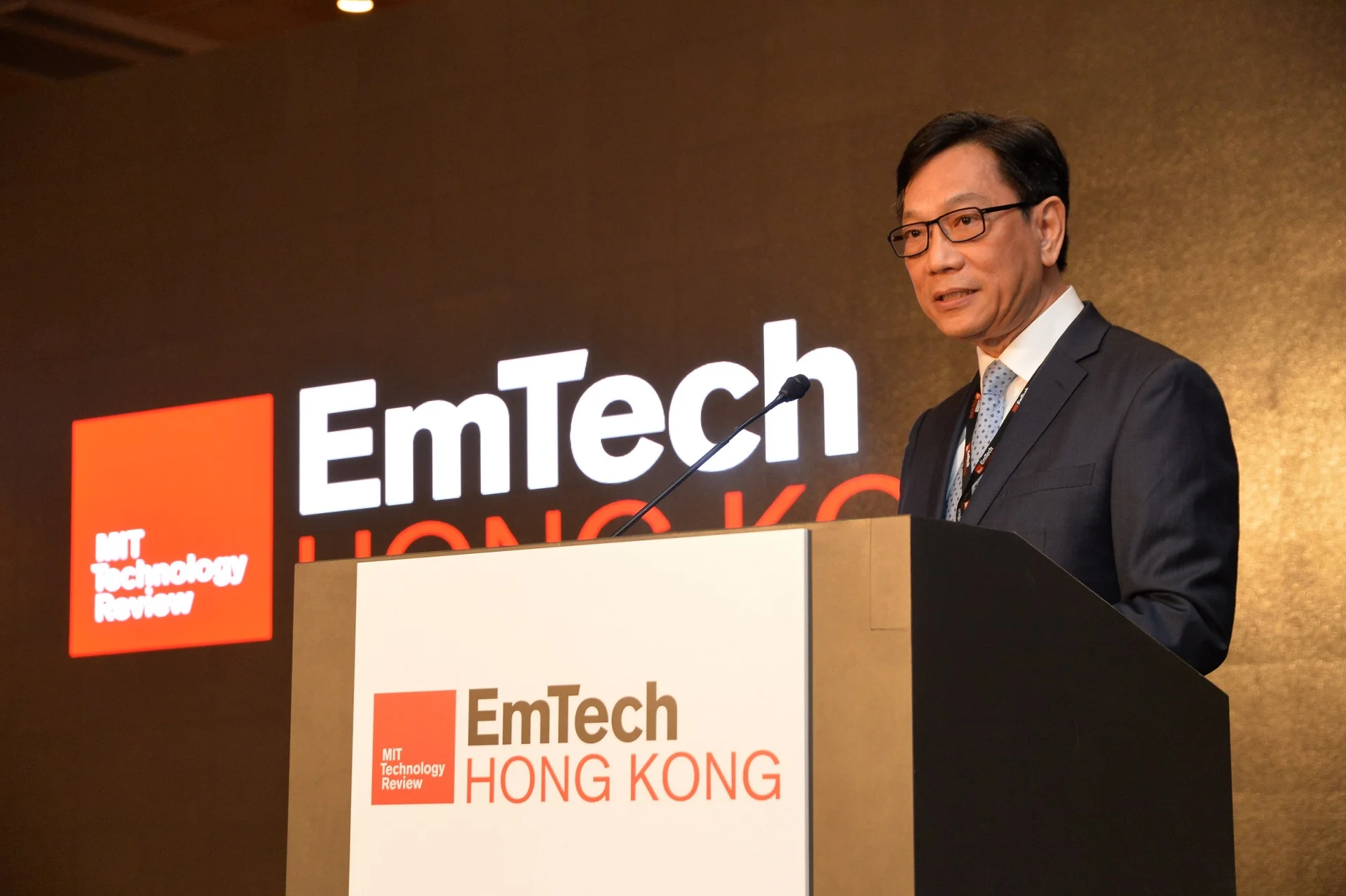 Host Partner Address at EmTech Hong Kong