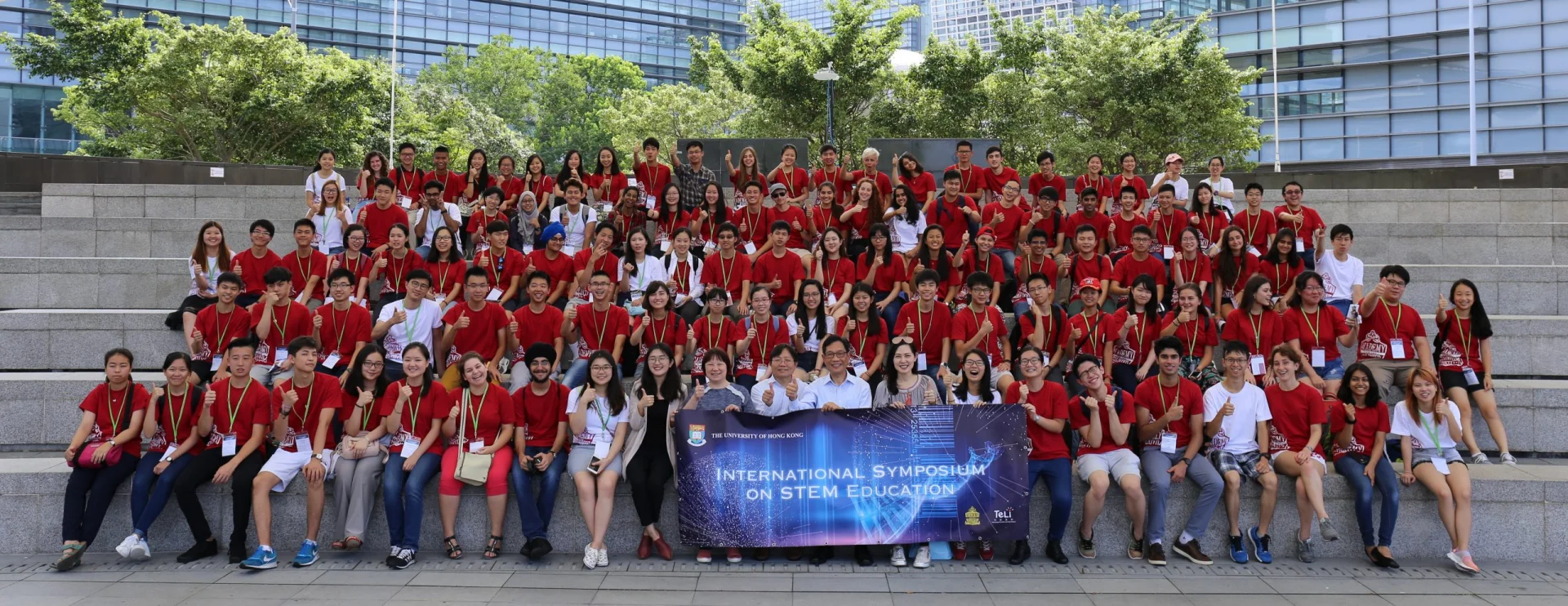 應科院團隊向超過120名來自世界各地的高中生談STEM教育