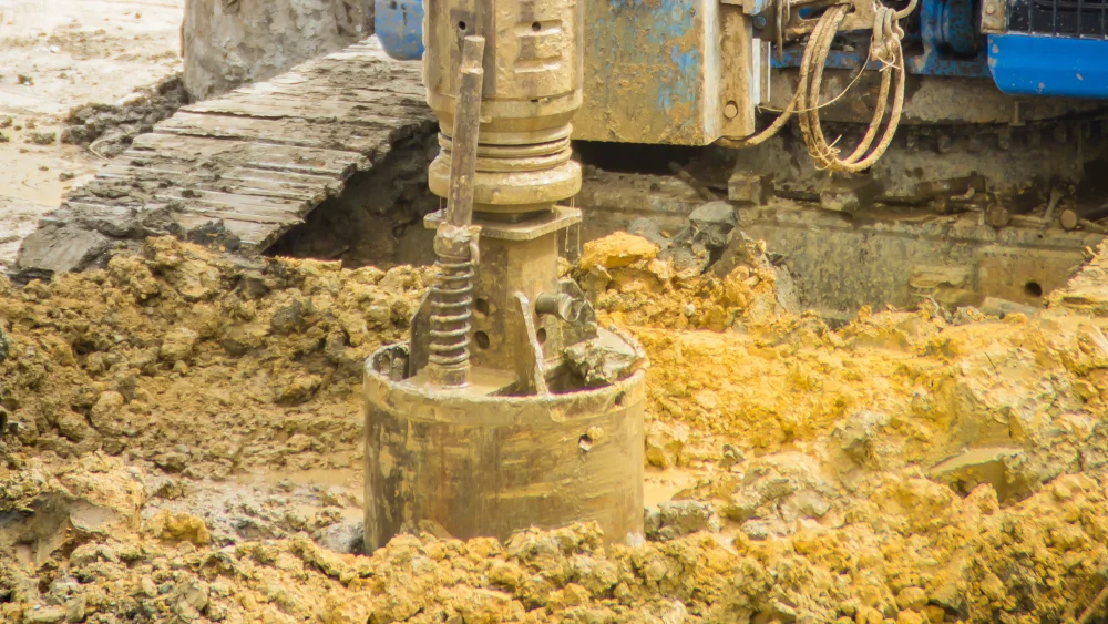 用于钻孔桩地基的矿渣基低碳混凝土