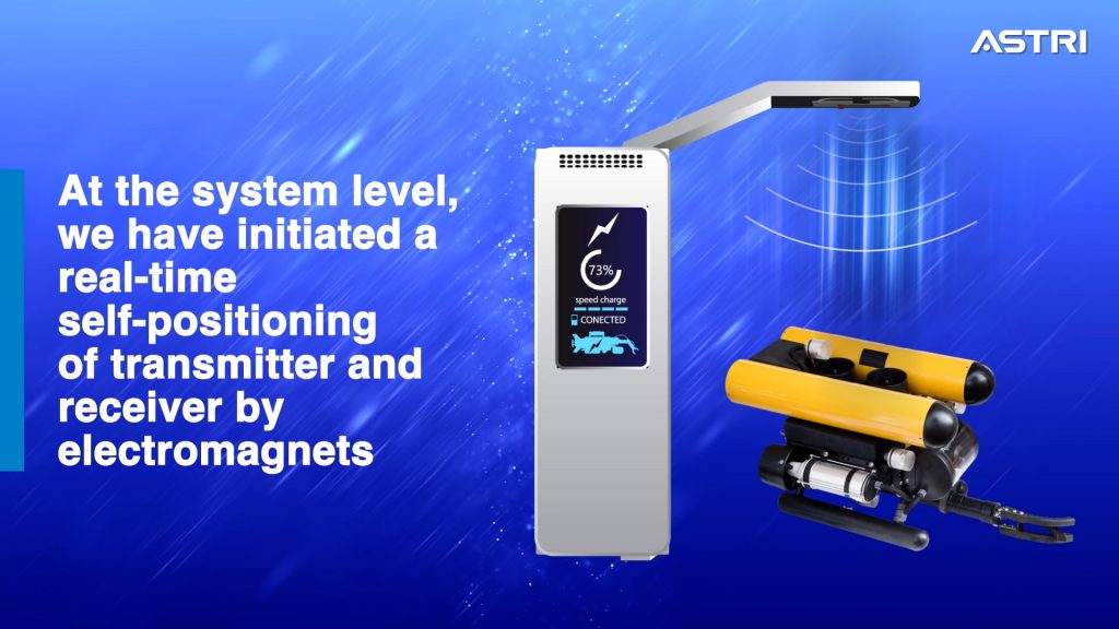 Novel Underwater Wireless Charging System with power stations at the seabed